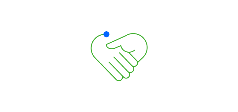 Illustration: A green hand shaking another green hand
