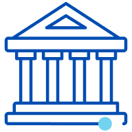 Illustration: Building with 4 columns