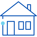 Illustration: Blue house